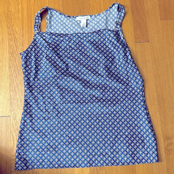 White House Black Market Tops - White House Black Market blue tank